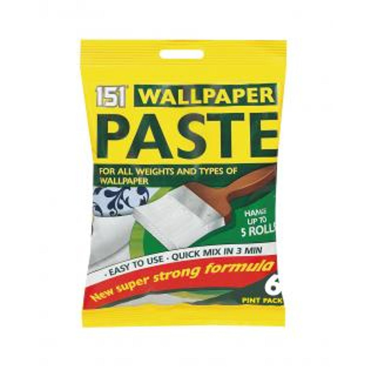 Wallpaper Paste 5 Roll 98g (Pack of 1)
