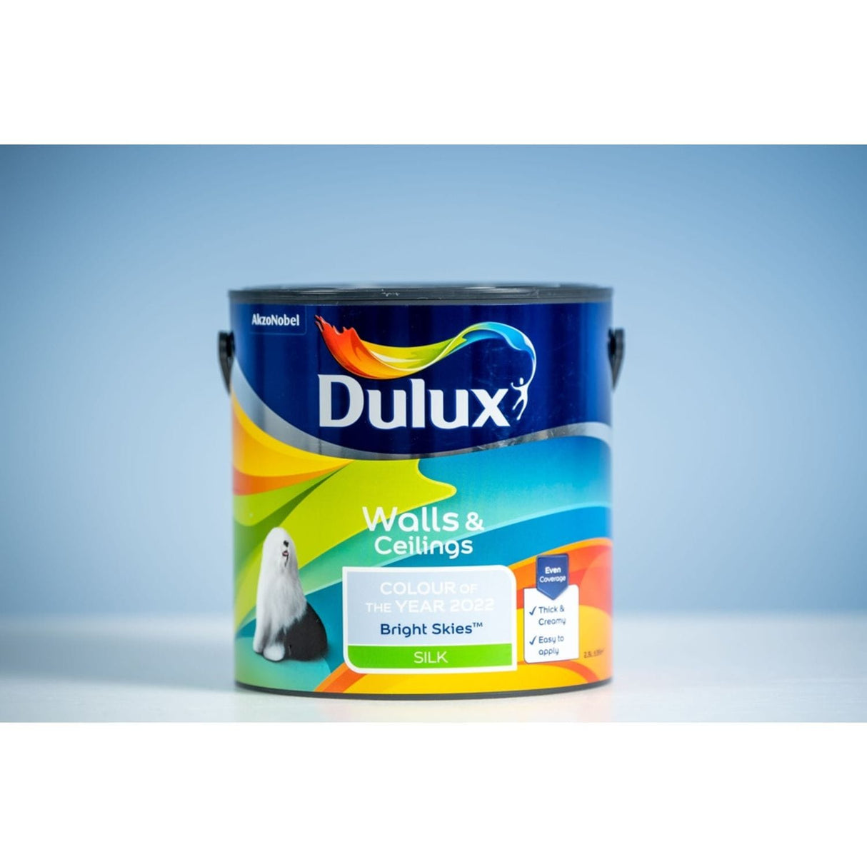 Walls & Ceilings Silk Paint 2.5 Litre Bright Skies