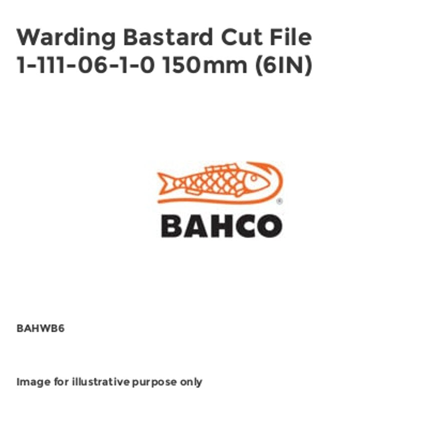 Warding Bastard Cut File 1-111-06-1-0 150mm (6IN)