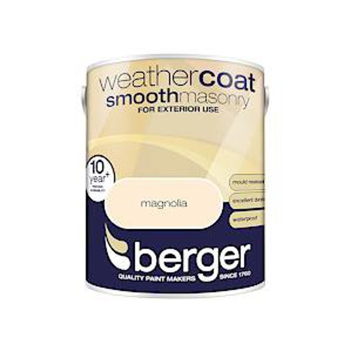 Weathercoat Smooth Masonry 5L Magnolia