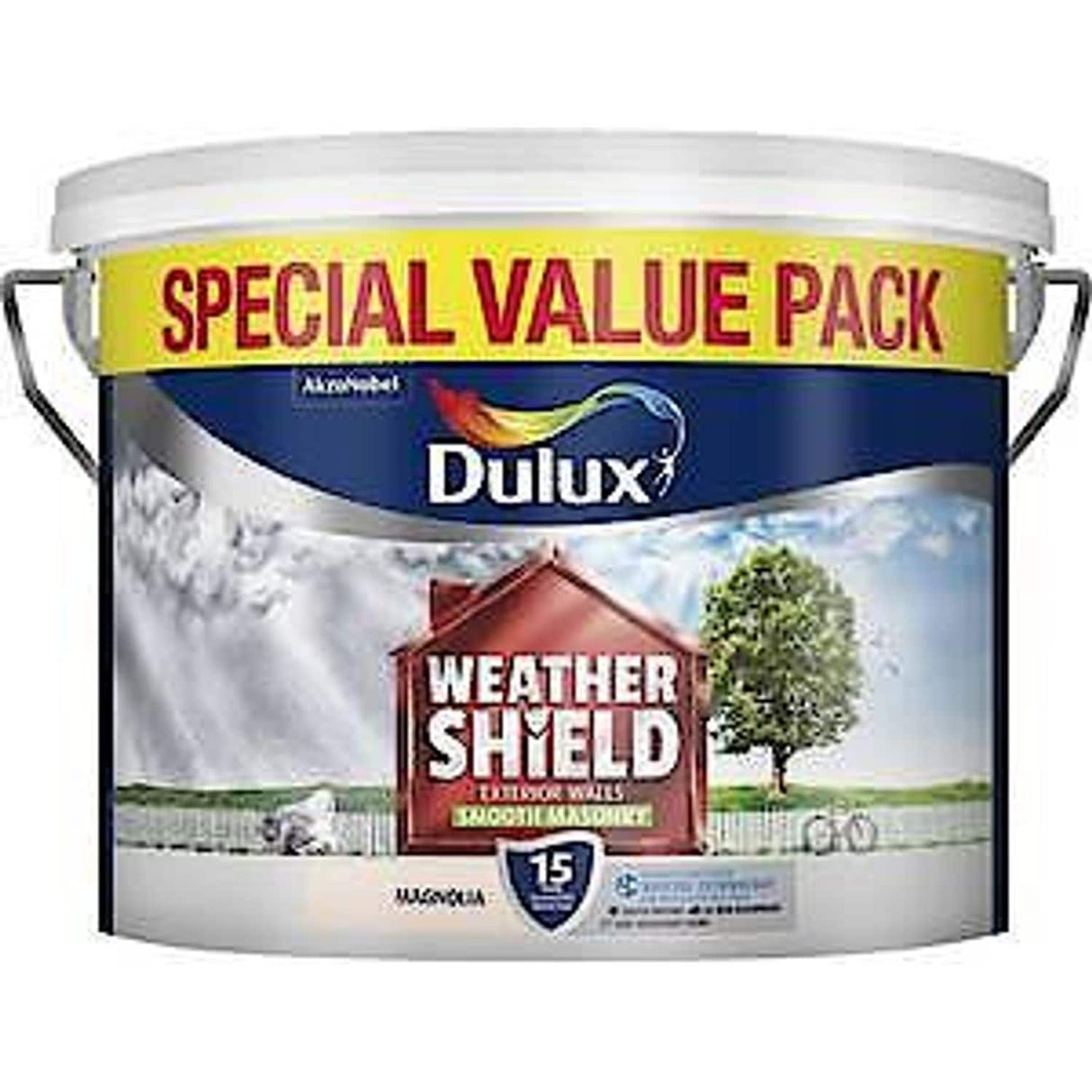 Weathershield Smooth White Masonry, Acrylic Paint 7.5L
