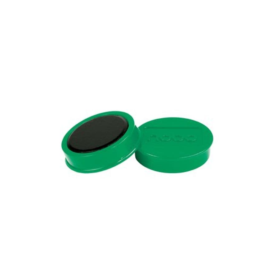 Whiteboard Magnets 38mm Green, Pack of 10