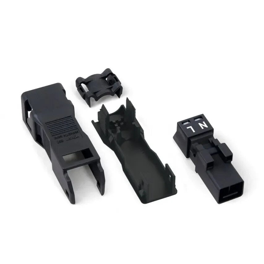 Winsta 2P Plug Black 16A - 2500439506