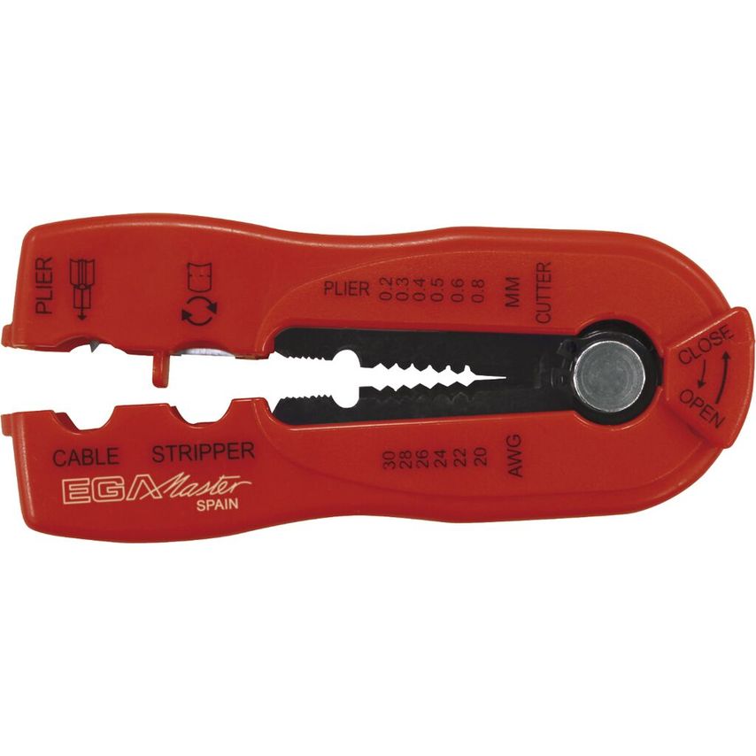 Wire Stripper 10-20 AWG/0, 8 - 2.6 mm 63862