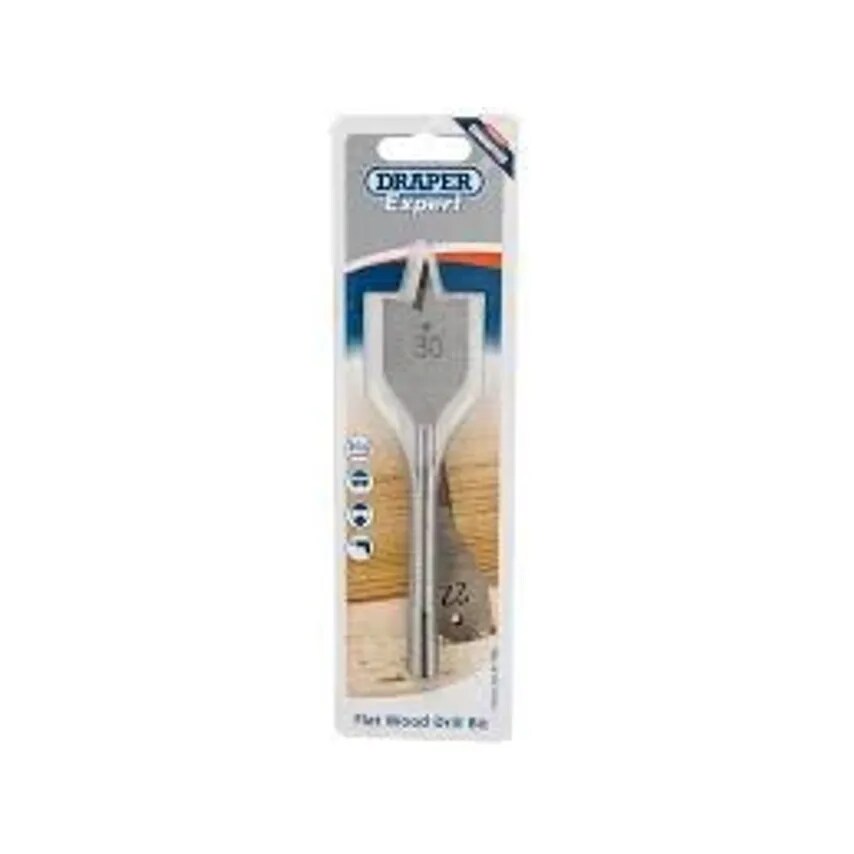 Wood Bit Flat Metric 30.0mm Carbon Steel