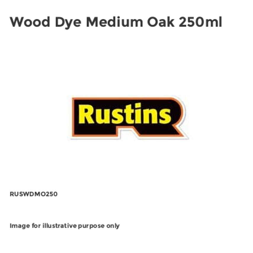 Wood Dye Medium Oak 250ml