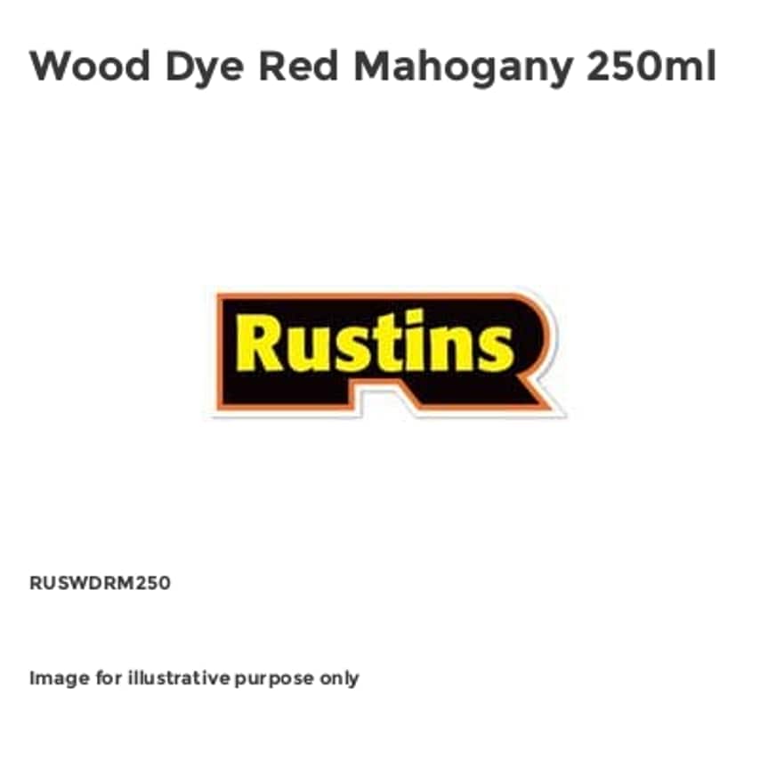 Wood Dye Red Mahogany 250ml