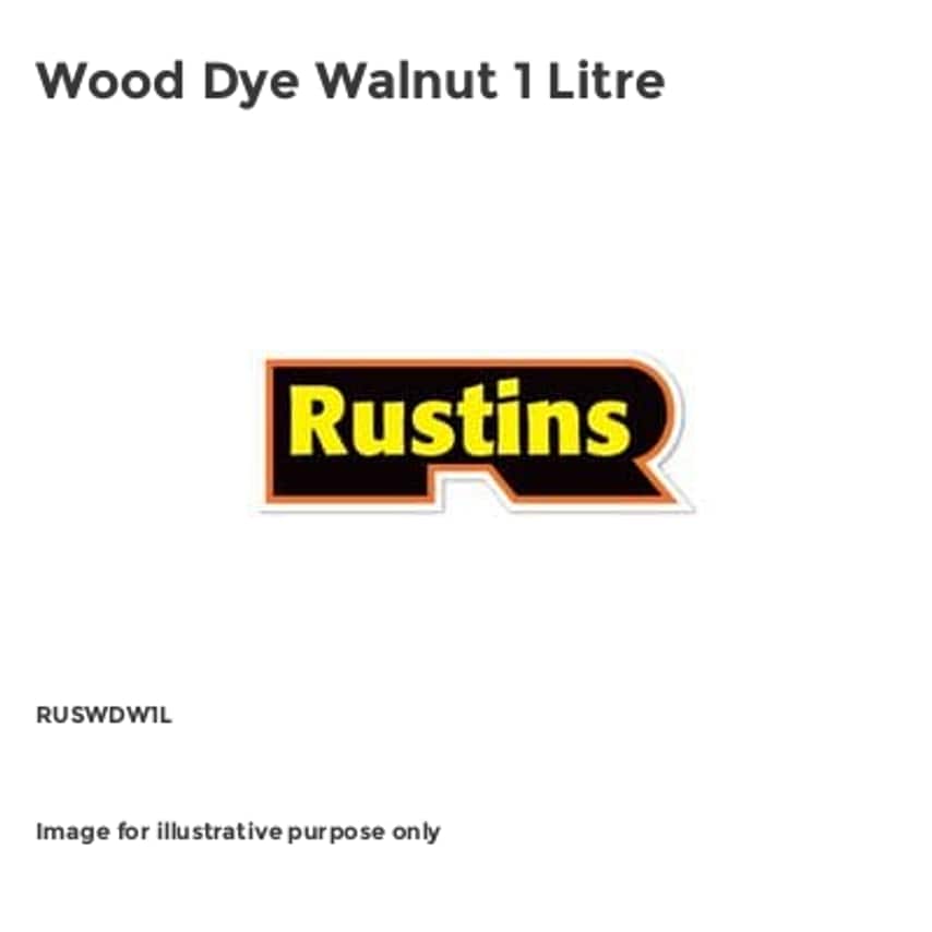Wood Dye Walnut 1L - RUSWDW1L