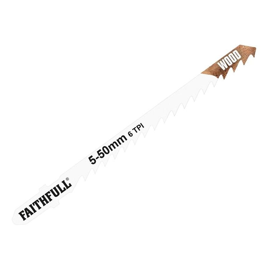 Wood Jigsaw Blades Pack of 5 T244D FAIJBT244D