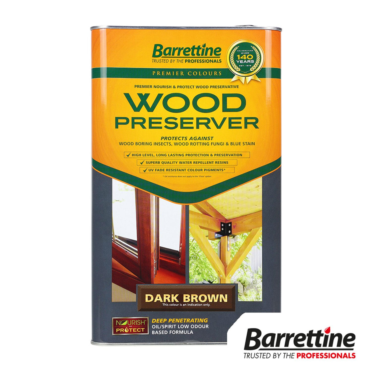 Wood Preserver Dark Brown - WODB005