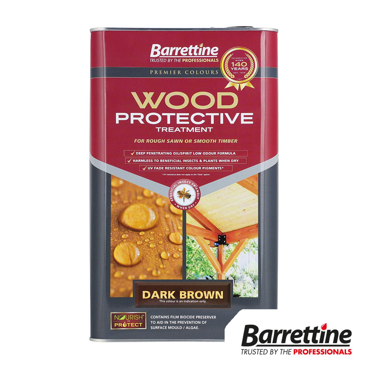 Wood Protective Treatment Dark Brown - PTDB005