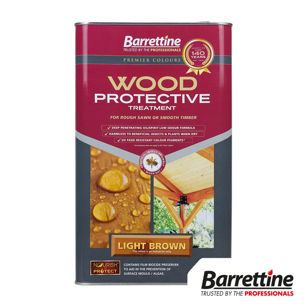 Wood Protective Treatment Light Brown - PTLB005