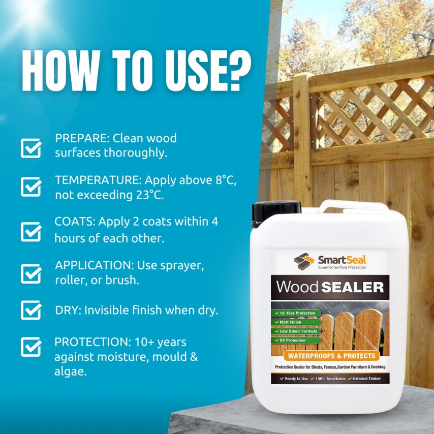 Wood Sealer 5 Litre Pack of 3