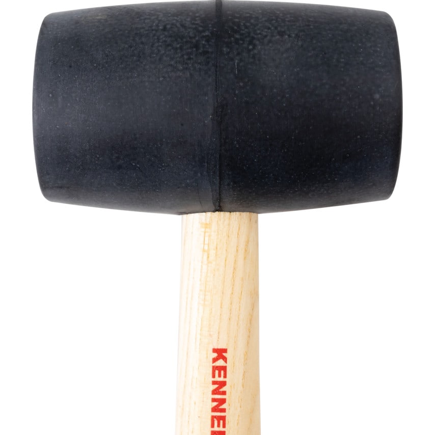 Wood Shaft 24oz Rubber Mallet