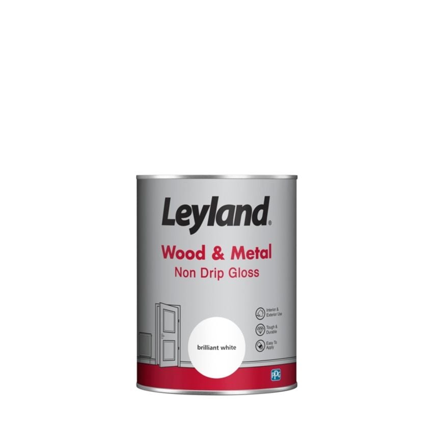 Wood & Metal Non Drip Gloss 2.5L Brilliant White