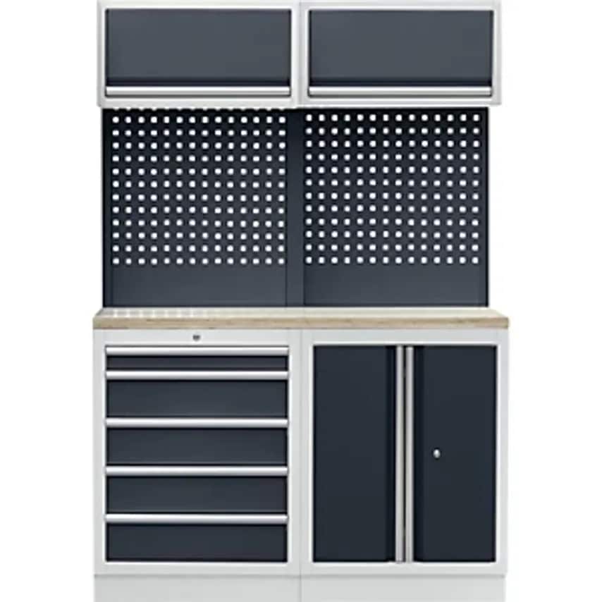 Workshop Cupboard System With Hinged Door And Drawer Base Cupboard - WxD 1360 X 460mm
