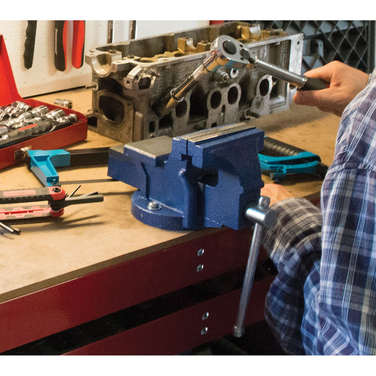 Workshop Vice 100mm (4") Jaw Capacity 100mm /5kg