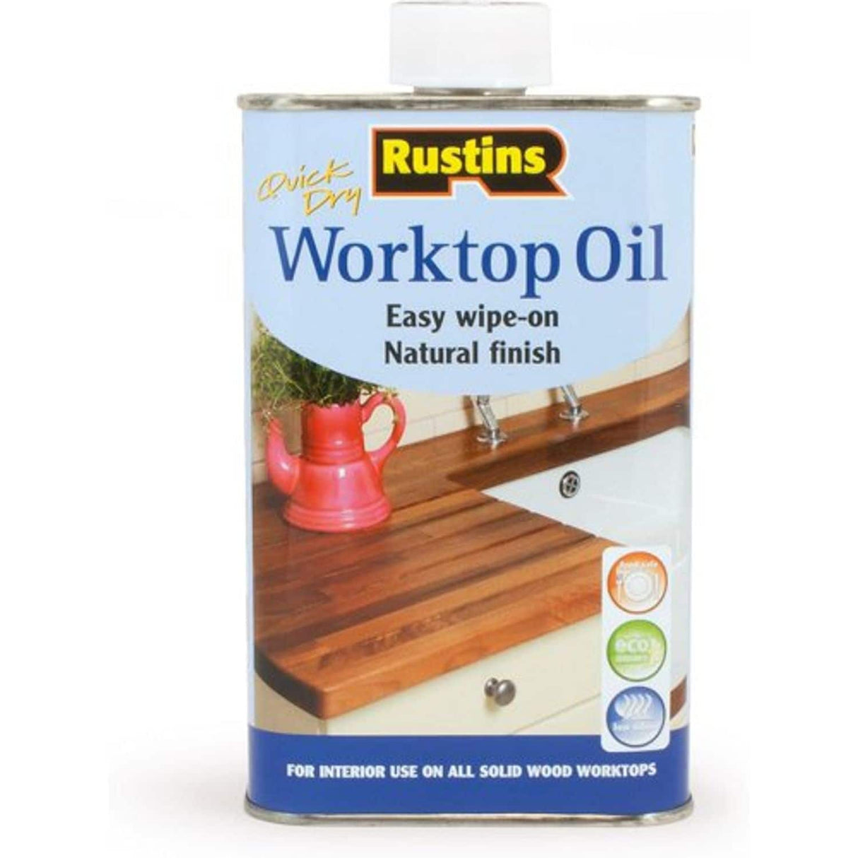 Worktop Oil Natural Finish - Ideal for Kitchen Surfaces - 1L