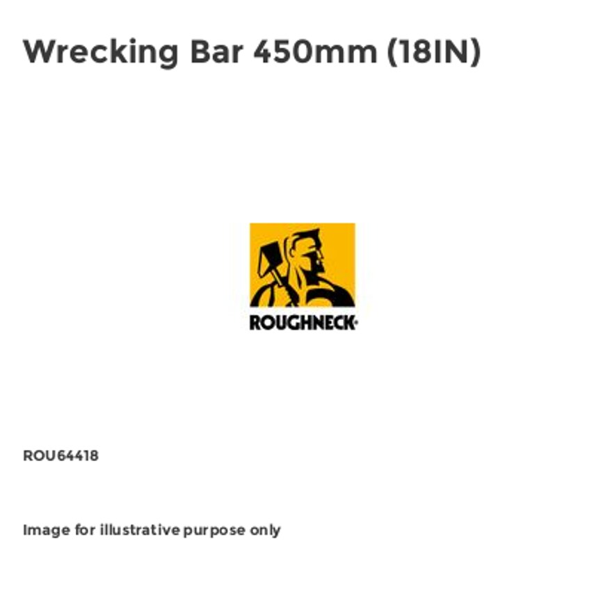Wrecking Bar 450mm (18IN)