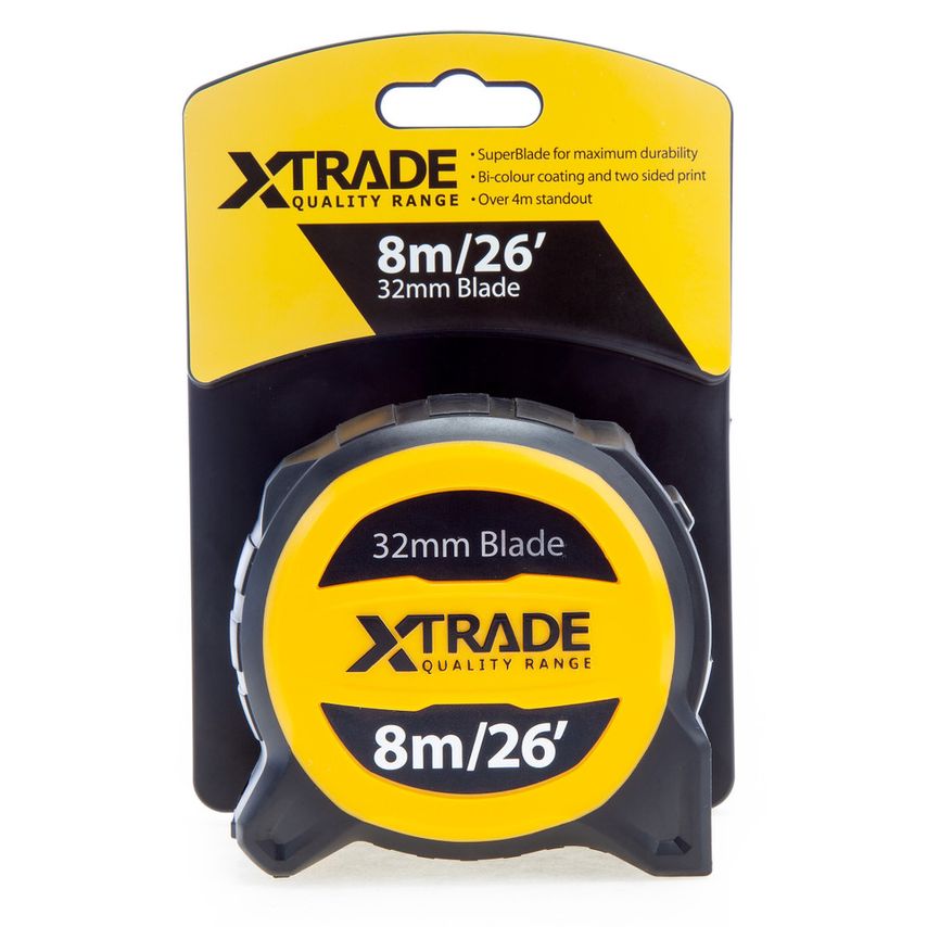 X0900004 Metric/Imperial Dual Sided Tape Measure 8m