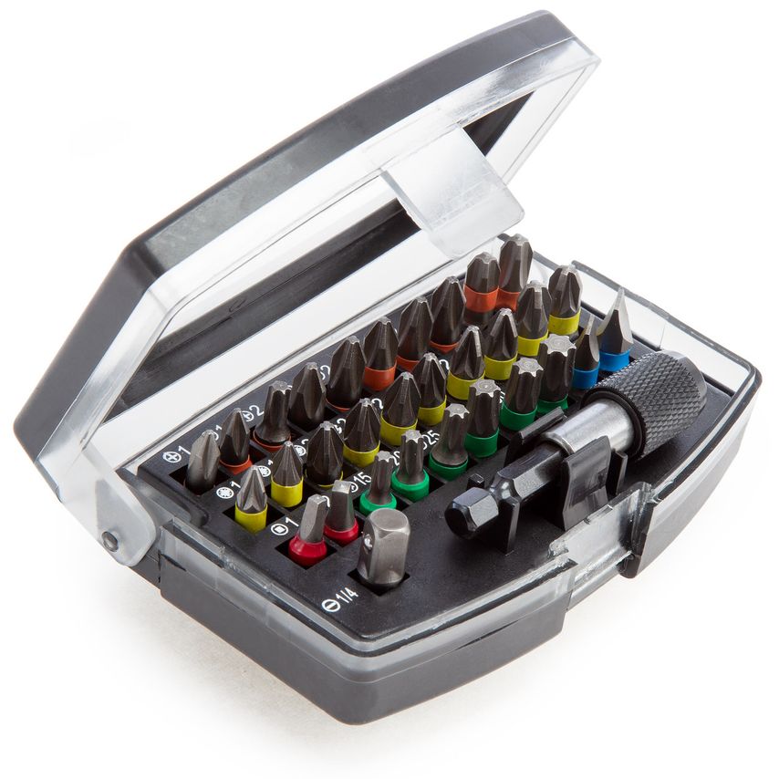 X0900016 Screwdriver Bit & Magnetic Holder Set (32 Piece)