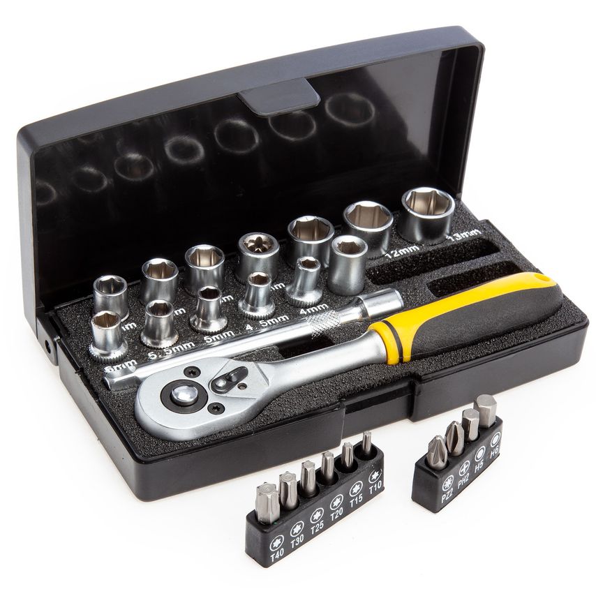 X0900017 Socket Set 1/4in Drive (25 Piece)