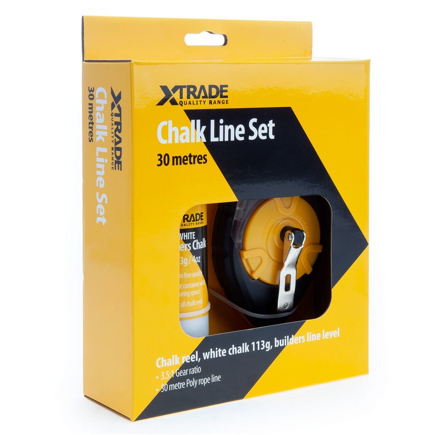 X0900072 Chalk Line Set 30m (3 Piece)