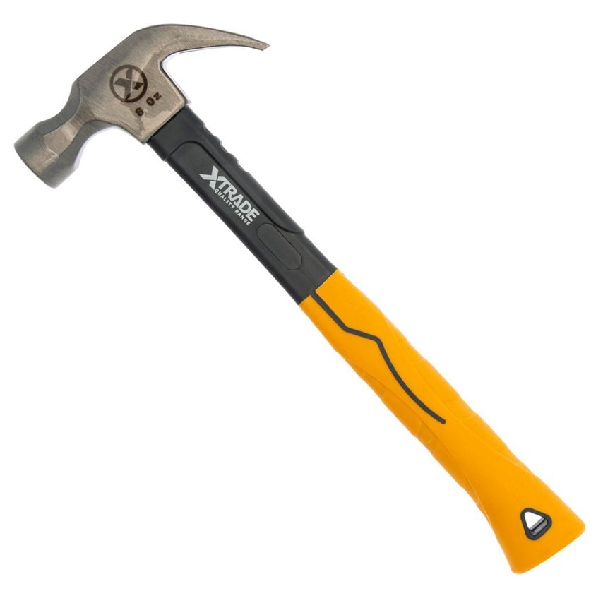 X0900085 Claw Hammer with Fibreglass Handle 8oz