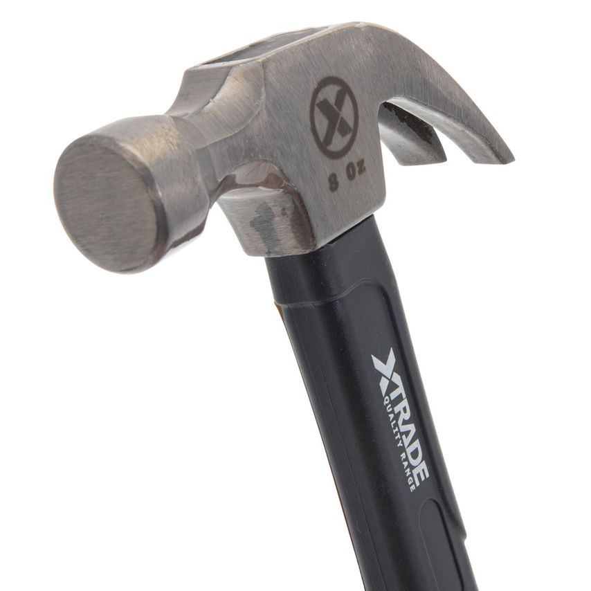 X0900085 Claw Hammer with Fibreglass Handle 8oz
