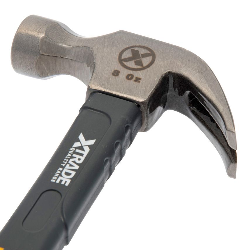X0900085 Claw Hammer with Fibreglass Handle 8oz