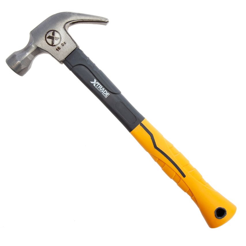 X0900086 Claw Hammer with Fibreglass Handle 16oz