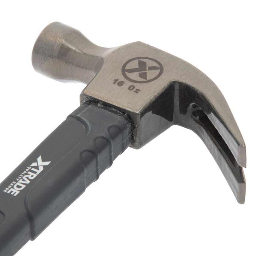 X0900086 Claw Hammer with Fibreglass Handle 16oz