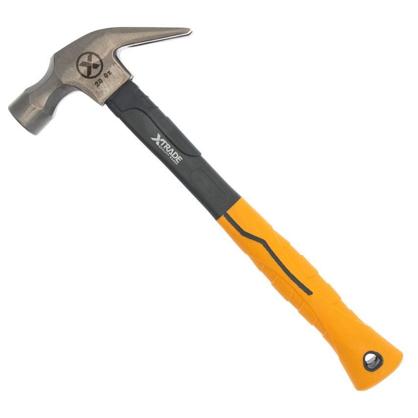 X0900087 Claw Hammer with Fibreglass Handle 20oz