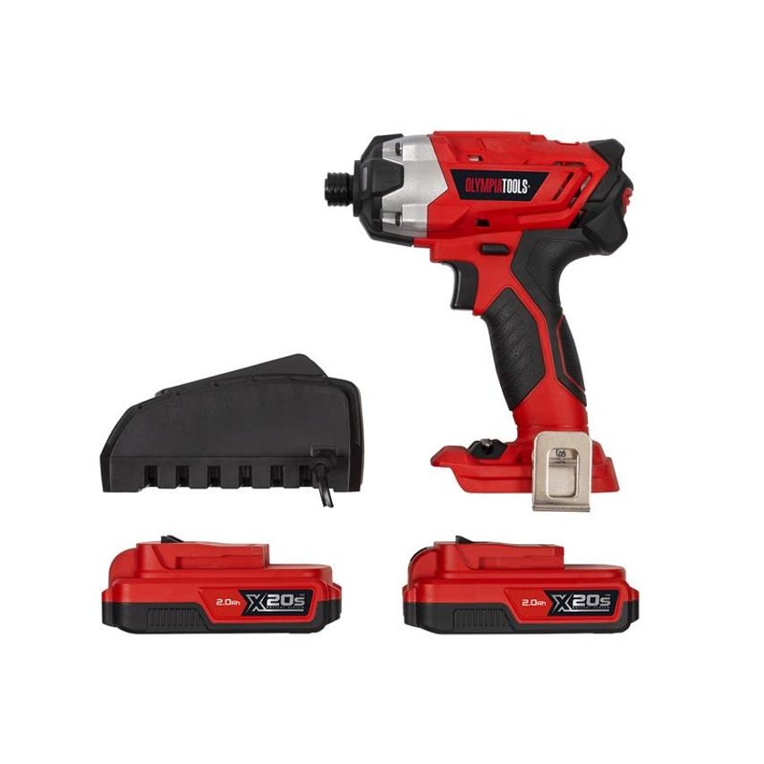X20S Impact Driver 20V 2 x 2.0Ah Li-ion OLPX20SID2