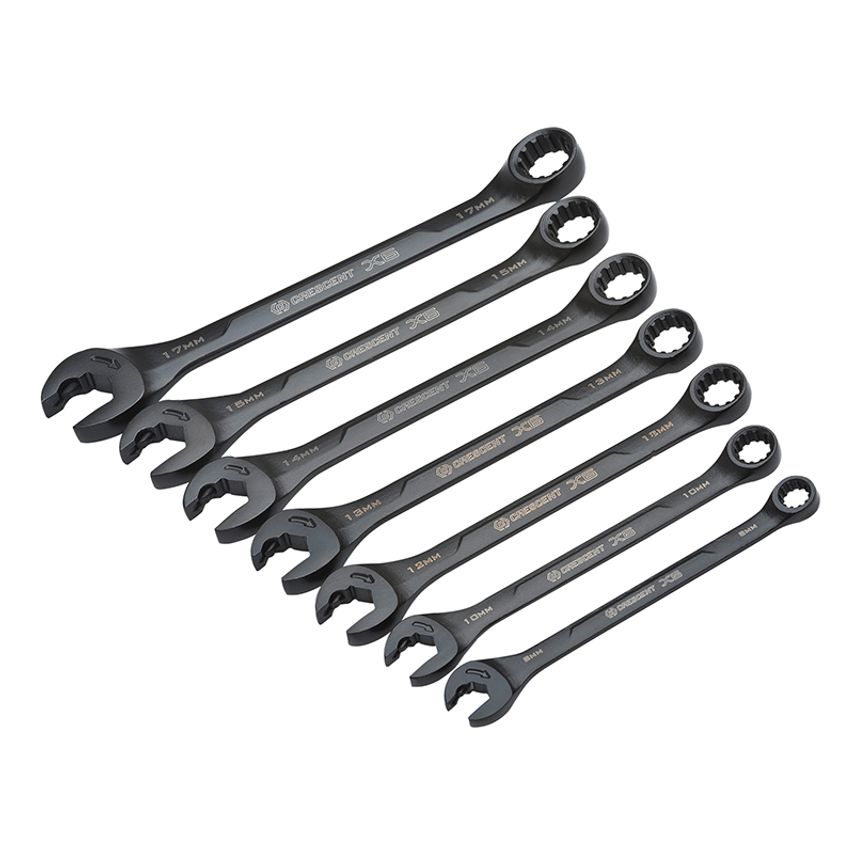 X6 Open End Ratcheting Spanner Set, 7 Piece CRECX6RWM7