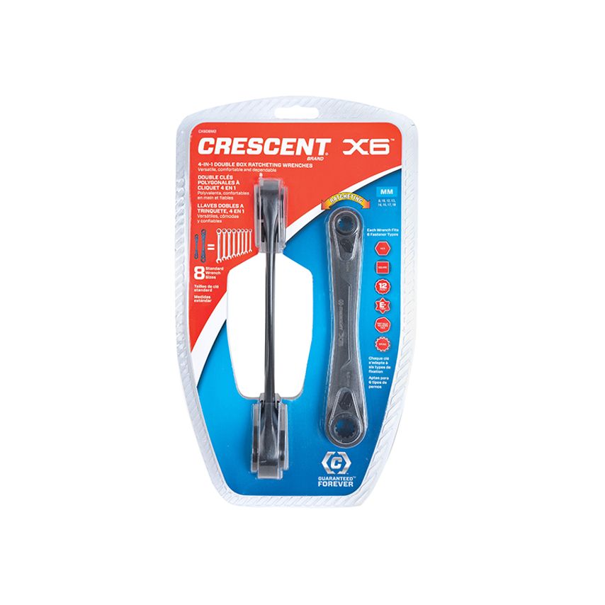 X6 Ratcheting Spanner Set, 2 Piece CRECX6DBM2