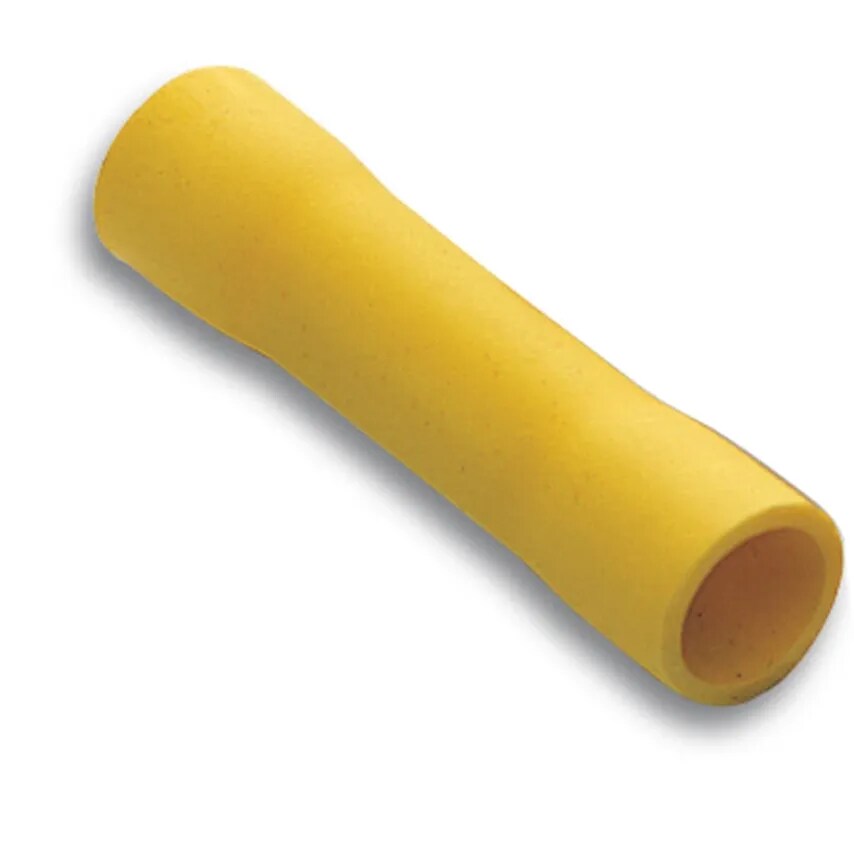 Yellow Fully Insulated Through Crimp 4-6mm Cables