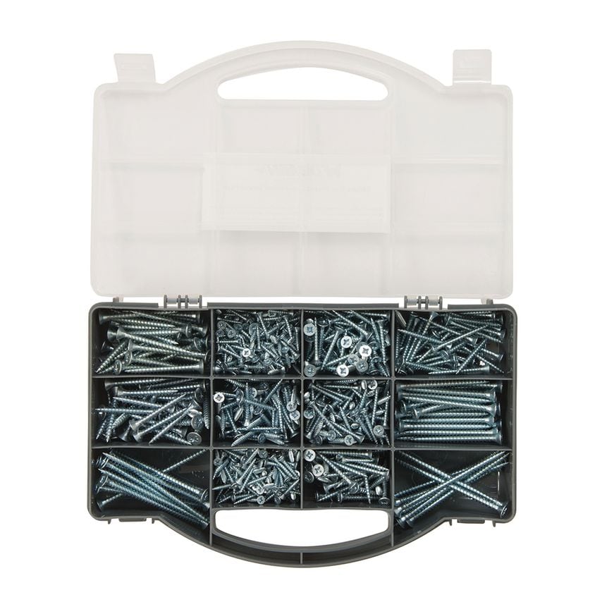 Zinc-Plated Countersink Screws Pack 780 Piece