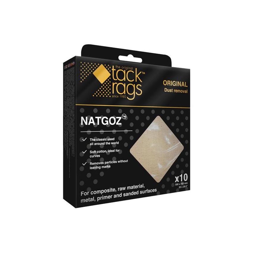 tack rags Original NATGOZ (Pack 10) FLETNCSRH10