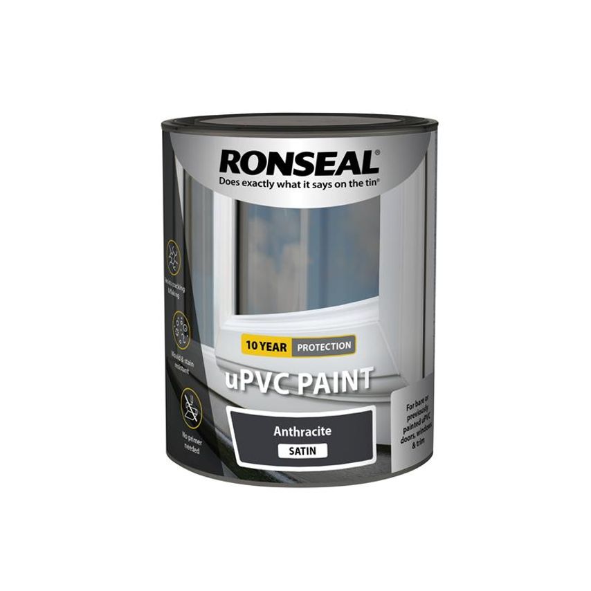uPVC Paint Anthracite Satin 750ml RSLUPVCAS750