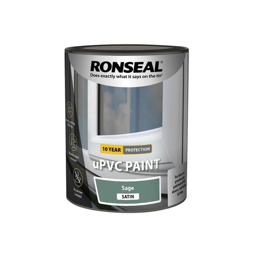 uPVC Paint Sage Satin 750ml RSLUPVCSS750