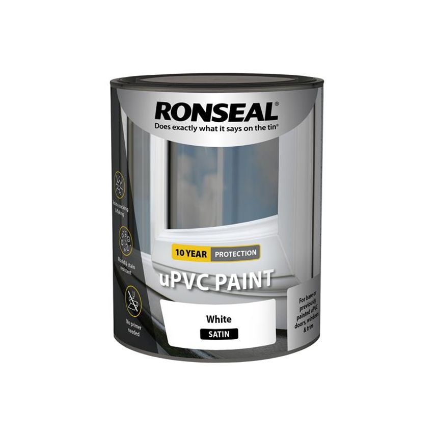 uPVC Paint White Satin 750ml RSLUPVCWS750