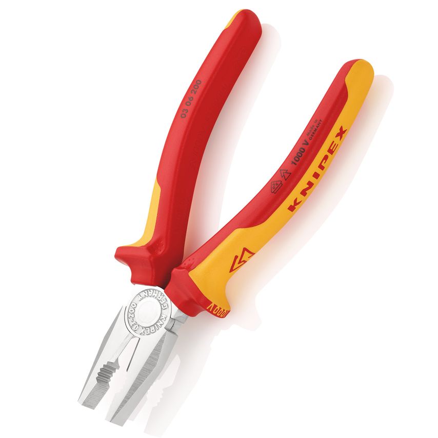 0306200SB Combination Pliers Insulated VDE 1000V 200mm