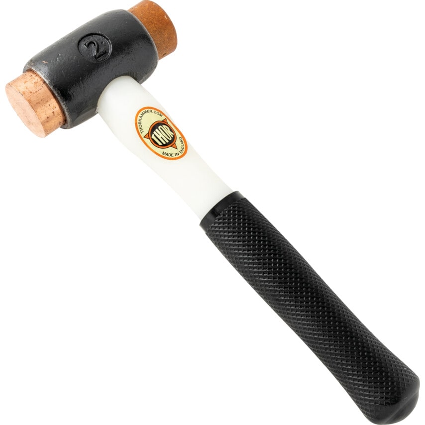 03-212PH Size 2 Copper Hide Hammer Plastic Handle