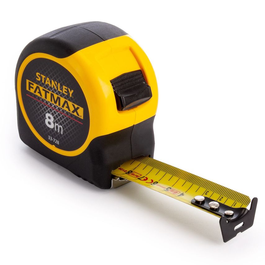 0-33-728 FatMax Metric Tape Measure with Blade Armor 8m