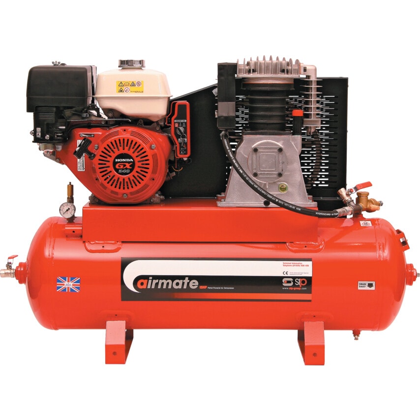 04459 ISHP11/150 Airmate Industrial Air Compressor - Honda Petrol