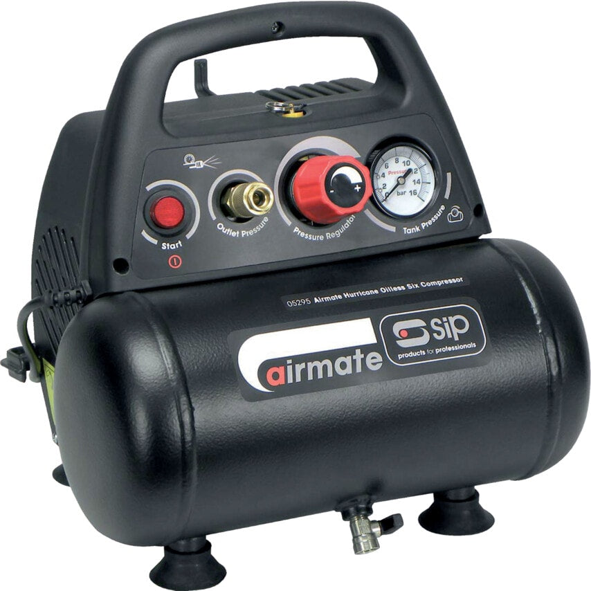 05295 Airmate 6 Oil Free Direct Drive Compressor 230V (13AMP)