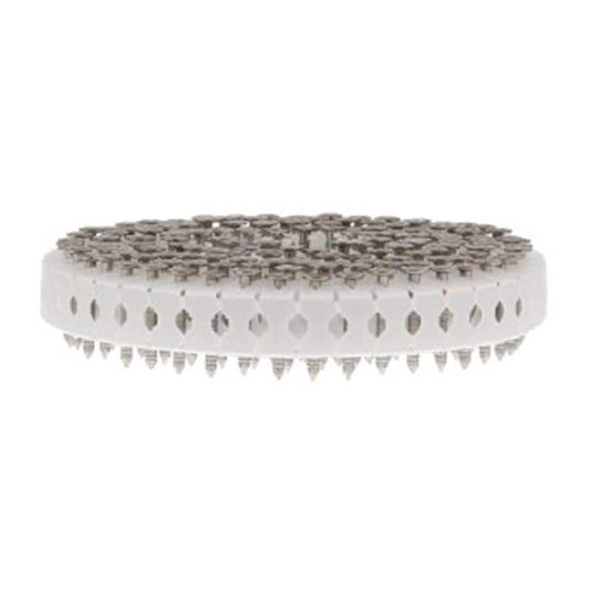0 Plastic Coil Ring Shank Stainless Steel A2 Nails 2.5 x 35mm (Pack 1000) PAS142207