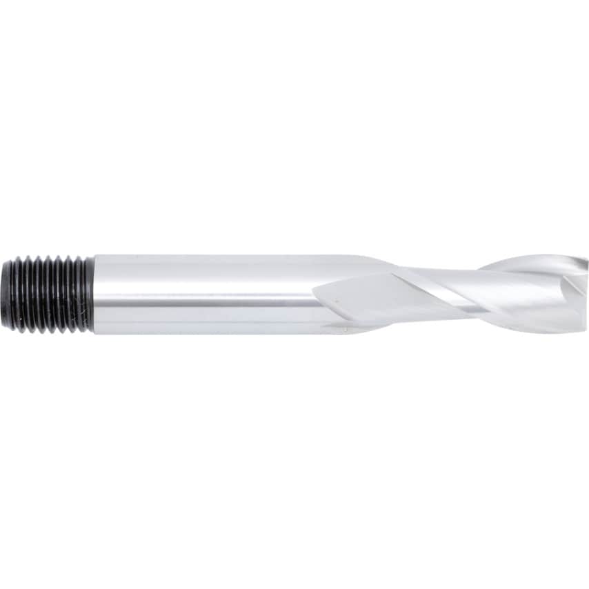 10.00MM HSS-Co 8% Threaded Shank Slot Drills - Uncoated