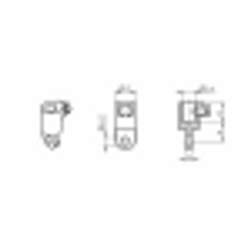 1000-U00049-0000000 Adapter for Round Rods, Pack of 100